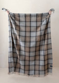 Couverture en laine recyclée à motif tartan Mackellar