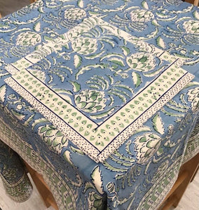 Tablecloth 60X60 Thistle Blue