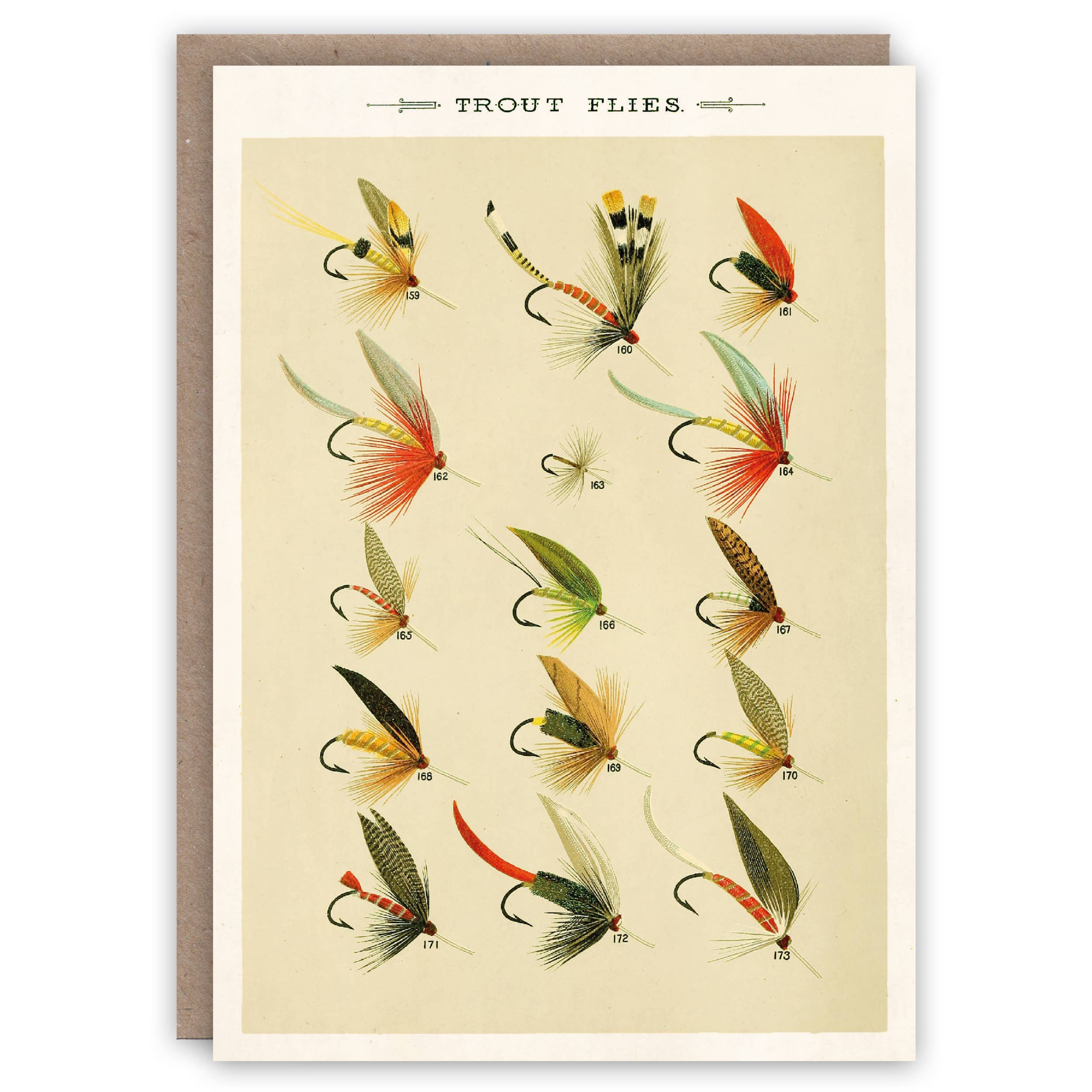Carte de vœux « Mouches préférées »