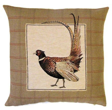 Pheasant Pillow - Tail Up