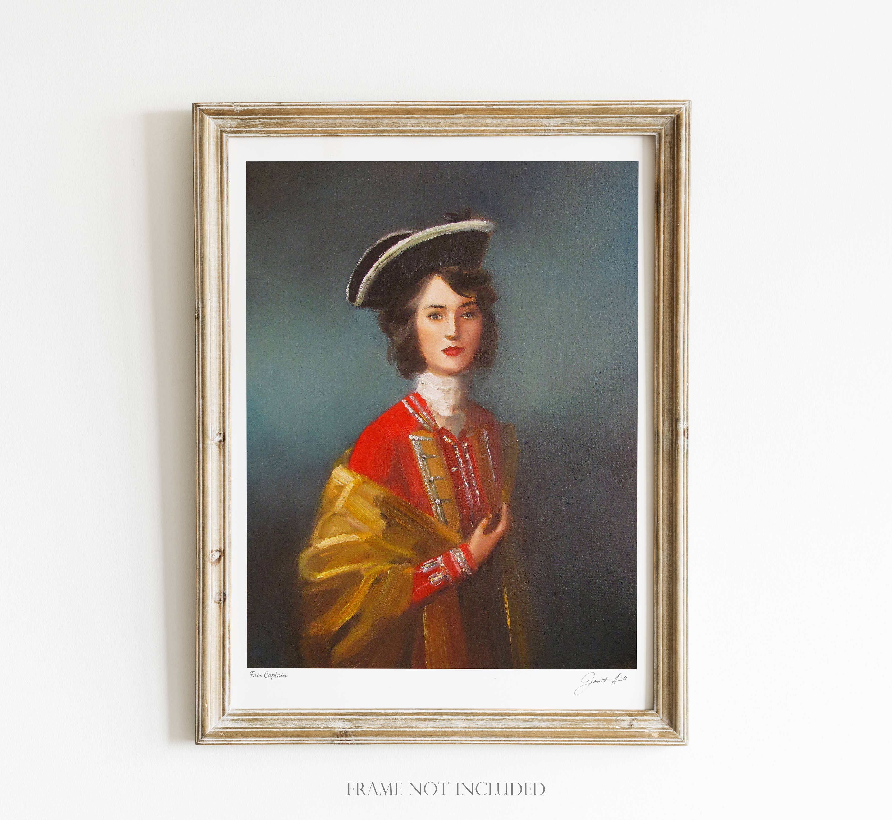 Impression d'art du capitaine Fair - 8,5" X 11"