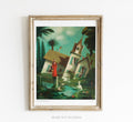 Impression d'art de L'incroyable maison qui coule 8,5"x11"