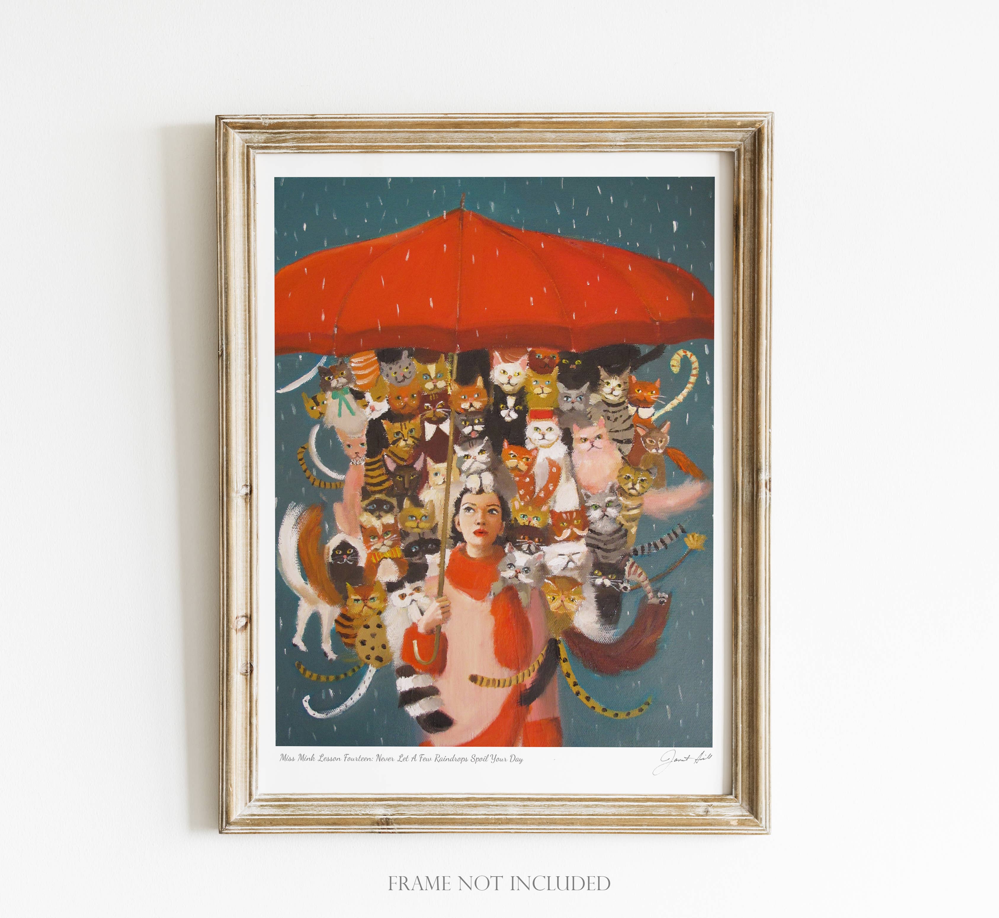 Impression d'art de la leçon 14 de Miss Mink