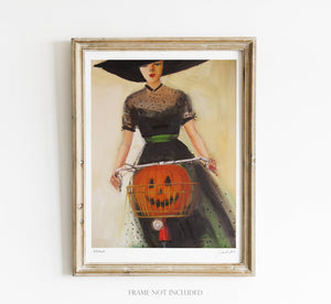 Witchycle Art Print - 8.5" X 11"