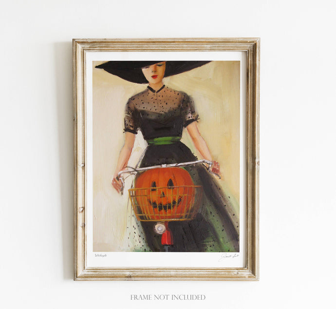 Witchycle Art Print - 8.5