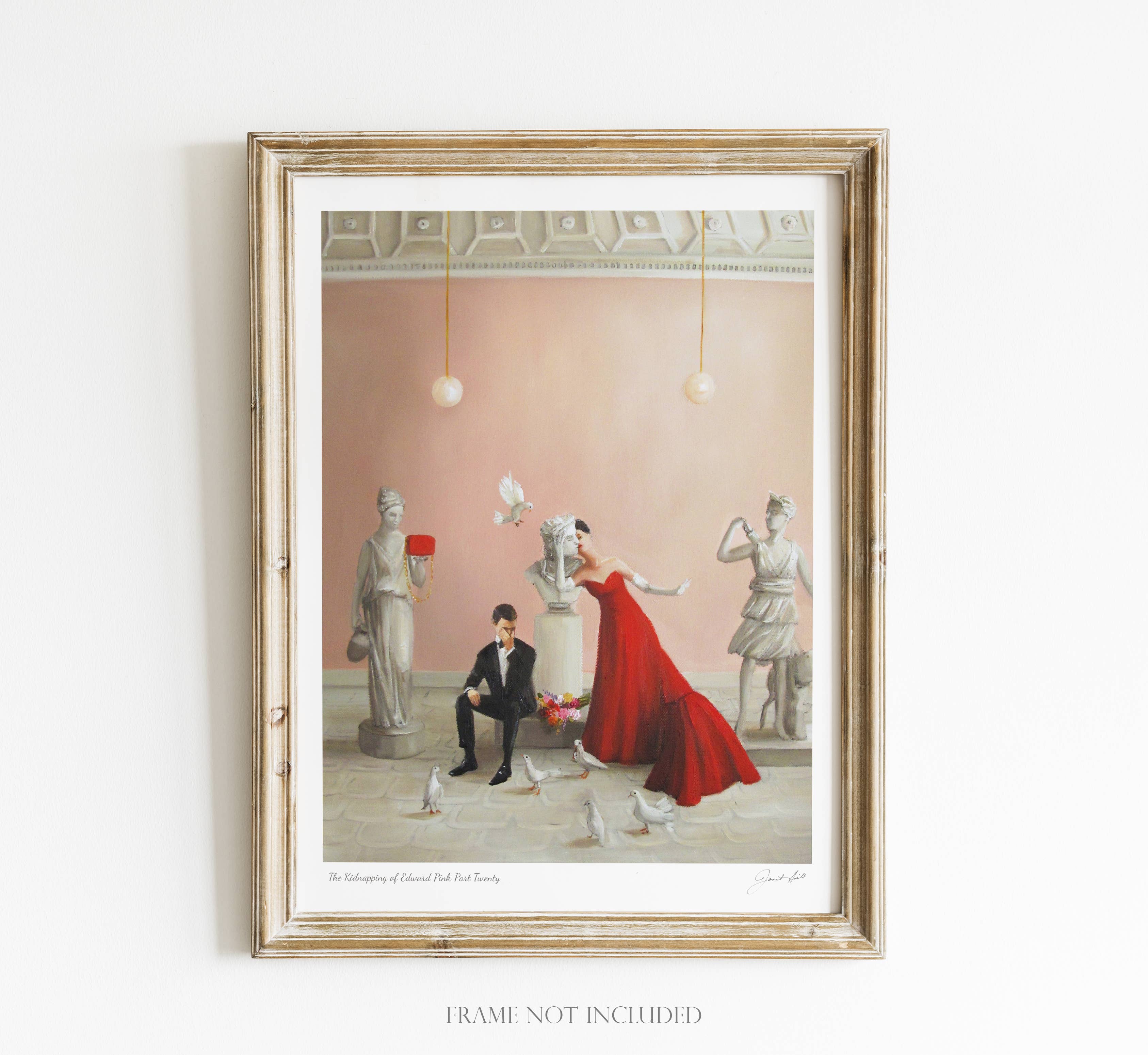L'enlèvement d'Edward Pink. Vingtième partie - Impression d'art 8,5 x 11
