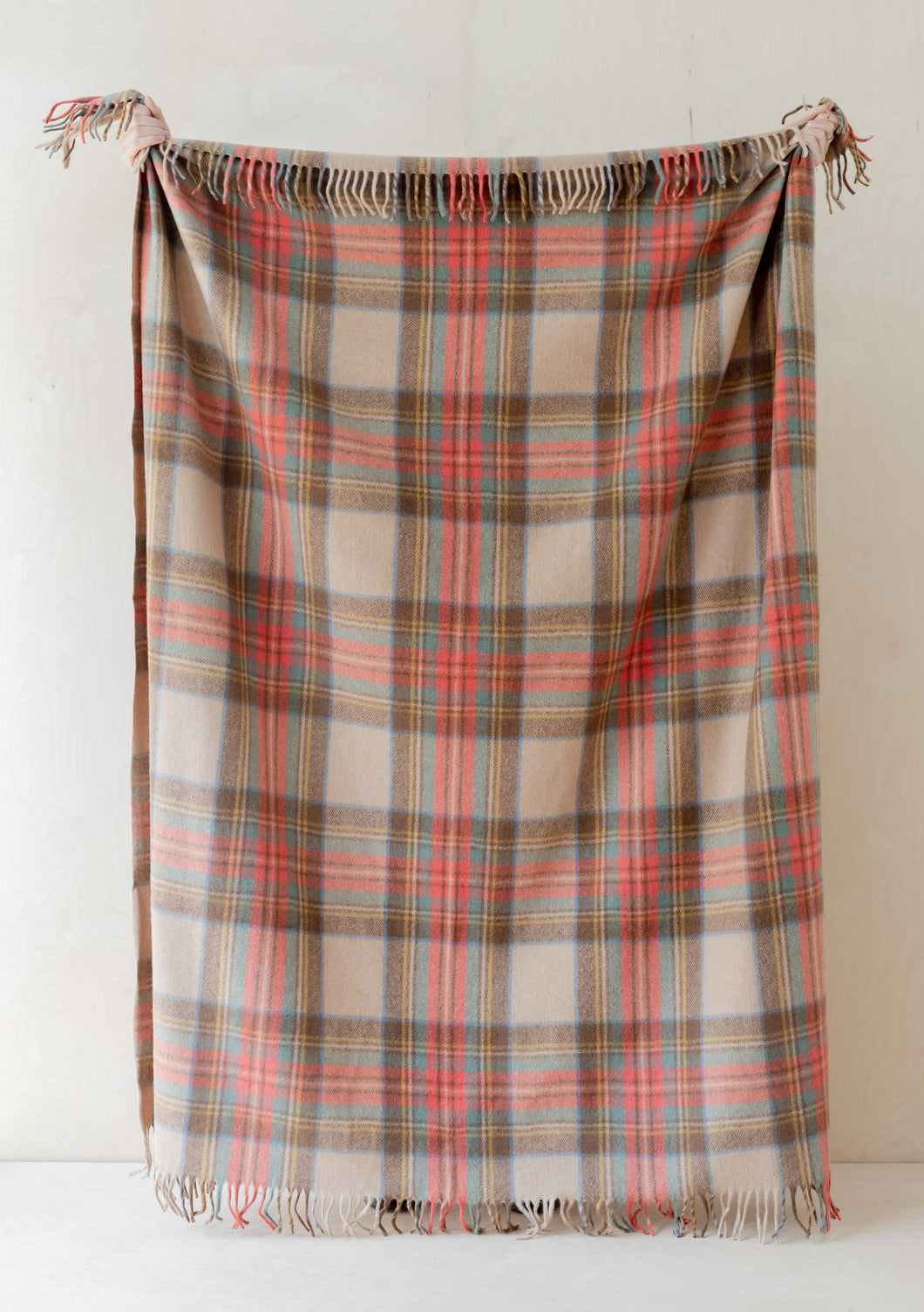 Recycled Wool Blanket in Stewart Dress Antique Tartan