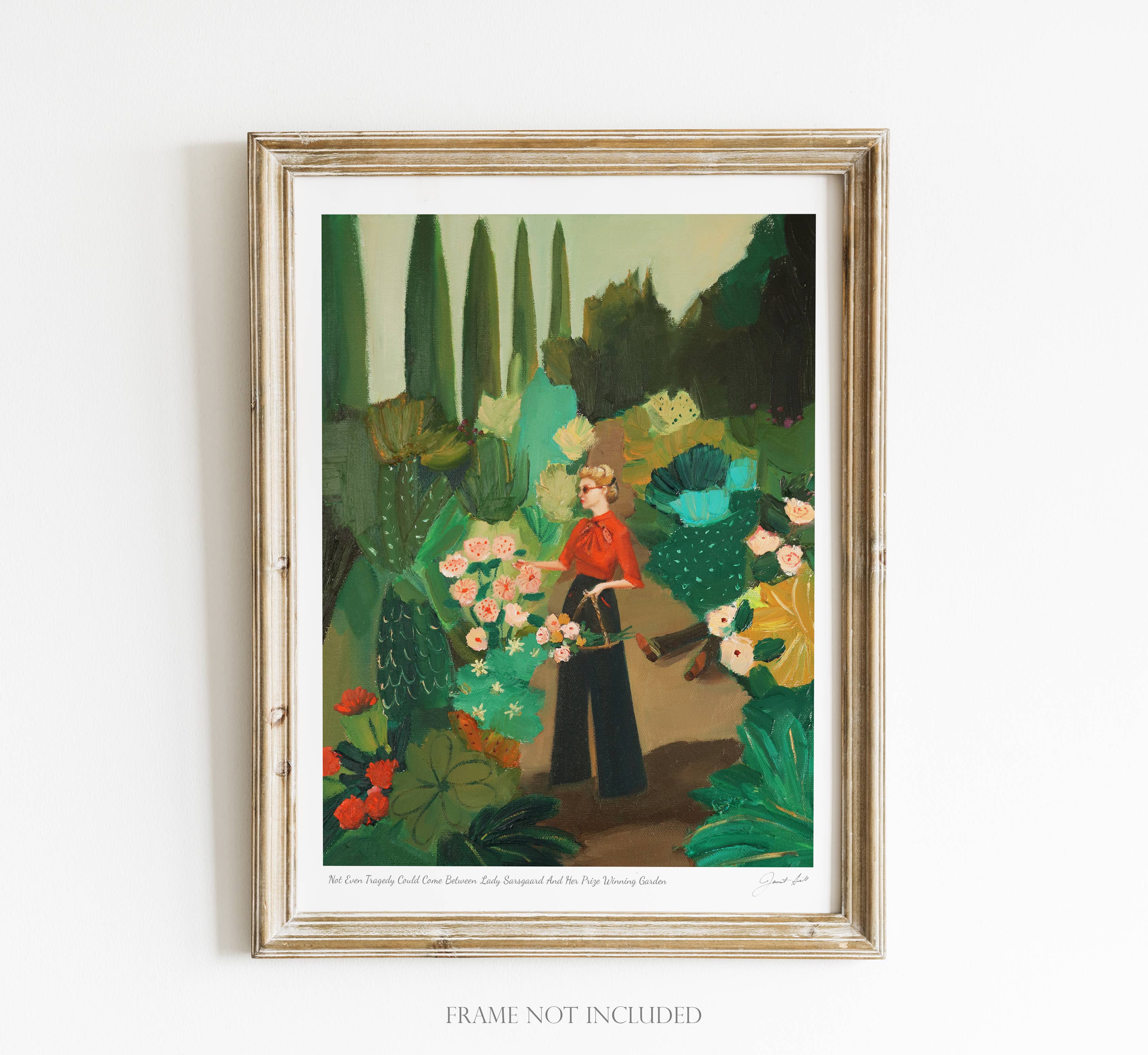 Même la tragédie n'a pas pu s'interposer entre Lady Saarsgard... 8,5x11