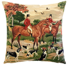 Load image into Gallery viewer, Foxhunt pillow cover - Facing Left or Right