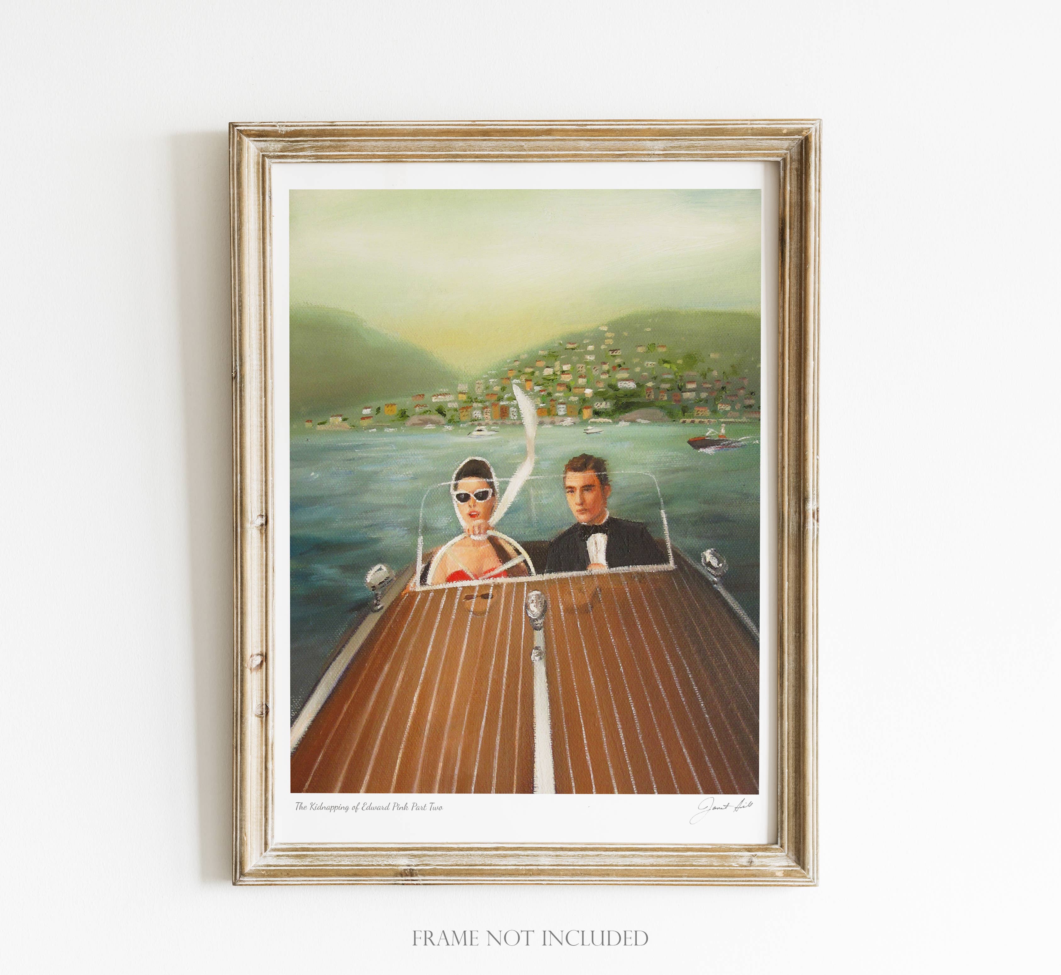L'enlèvement d'Edward Pink, deuxième partie. Impression d'art - 8,5 x 11