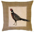 Coussin de faisan - Queue vers le bas