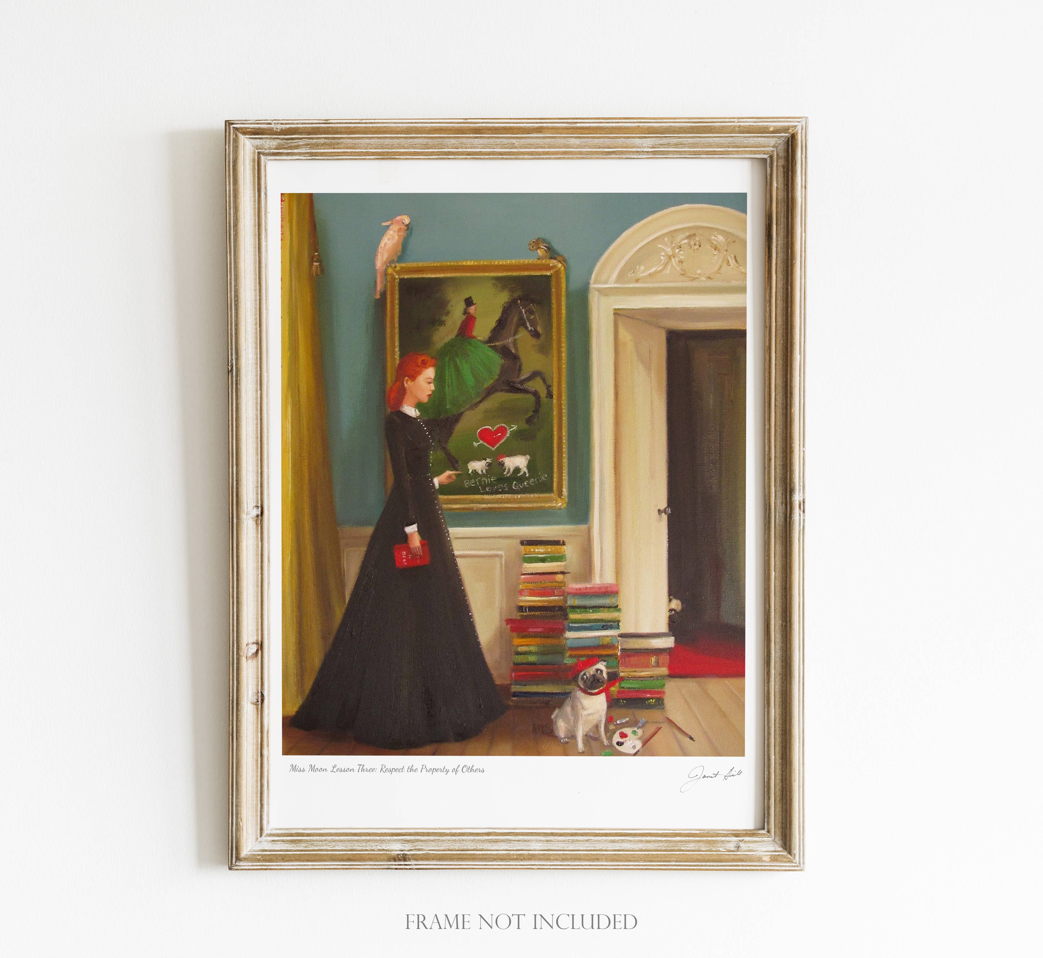 Miss Moon, Leçon 3 - Impression d'art 8,5" X 11"