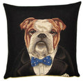 Coussin portrait bouledogue anglais