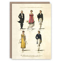 Carte de voeux Positions de danse