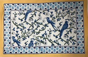 Tablemats Bluebird White (Pakshi)